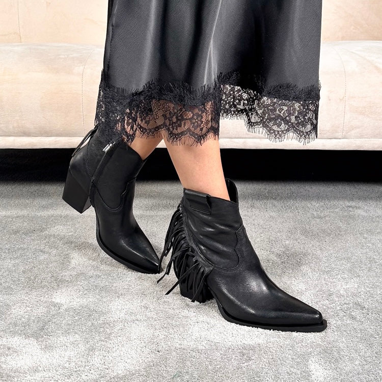 Western boots STUDIOUNO NADA-06 NERO - web only!