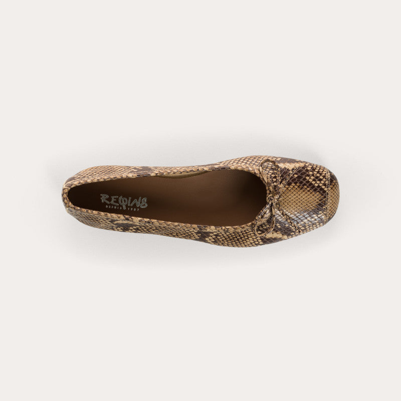 Ballet flats Reqins HARMONY PYTHON SABLE