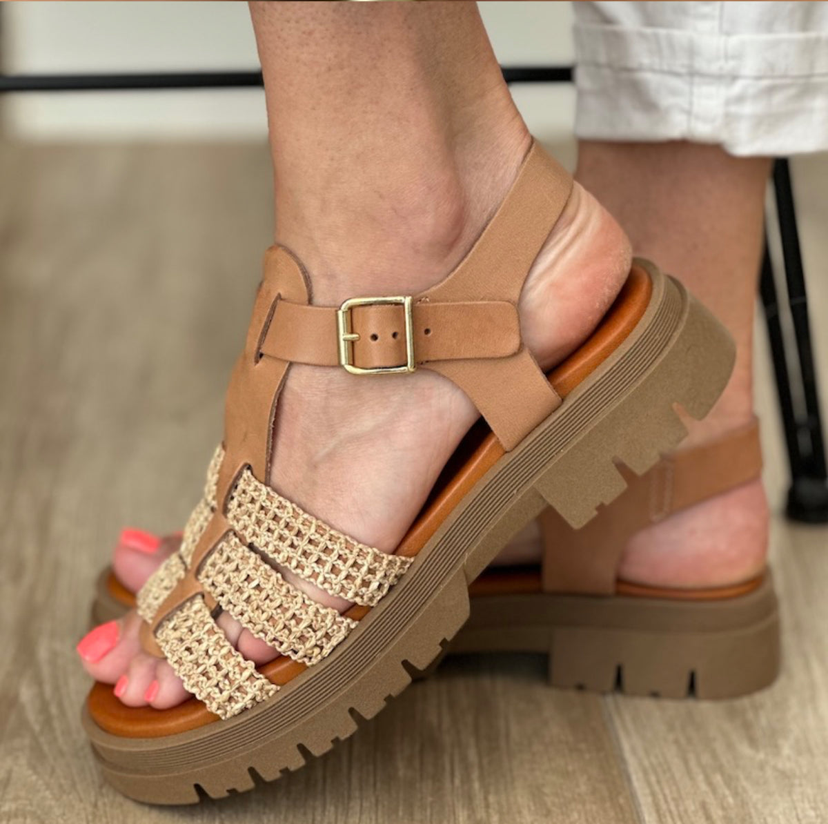 Sandals Donna Lucca 1744 NATURALE