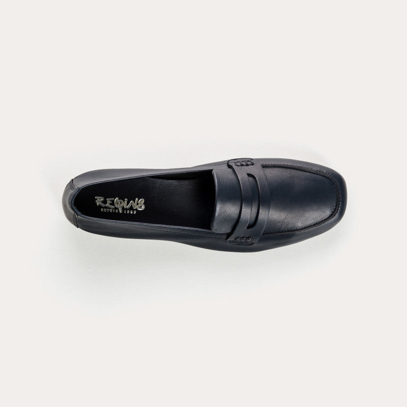 Loafers Reqins HEMA CUIR MARINE