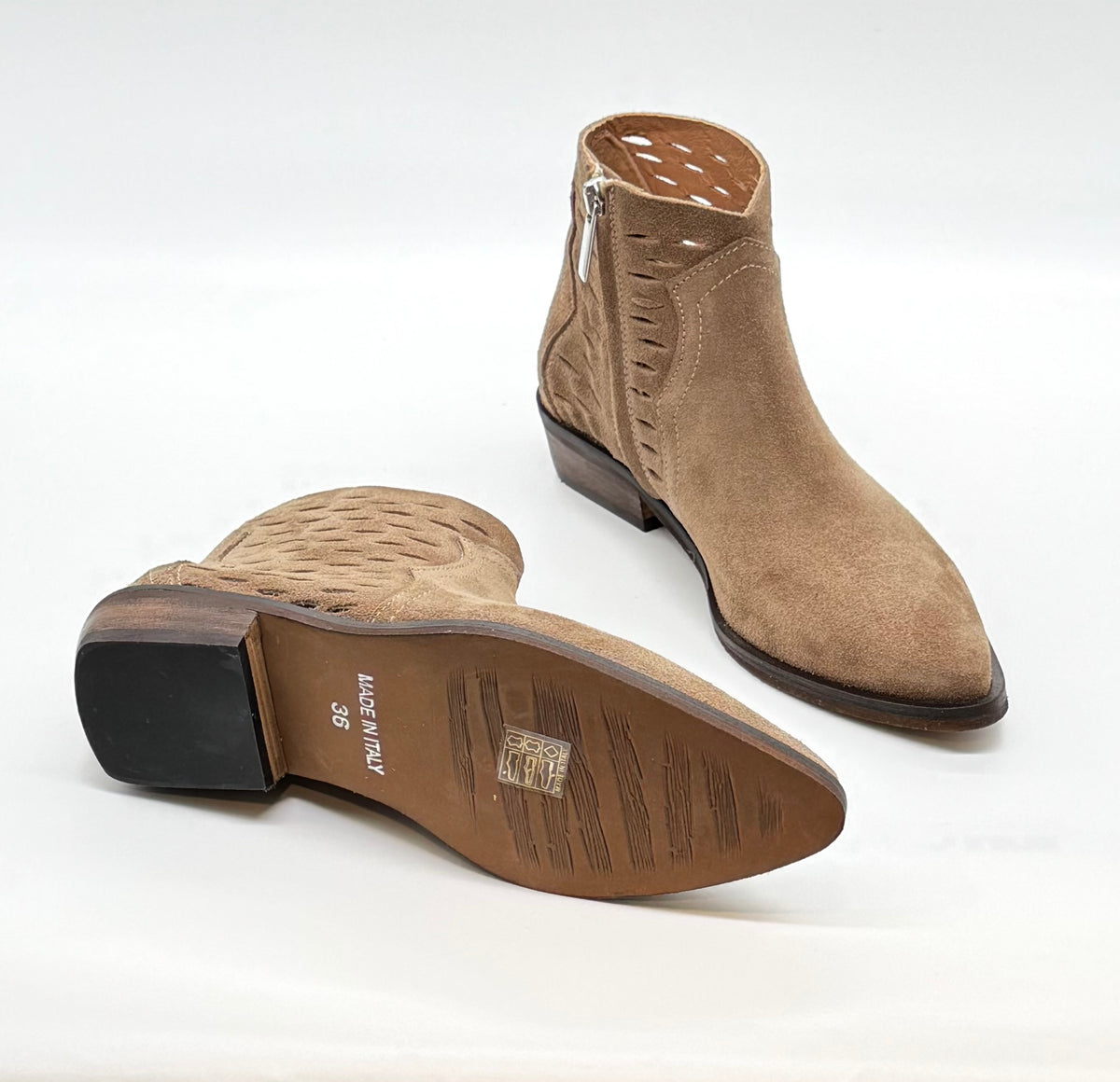 Western boots STUDIOUNO IDEA-22 TAUPE