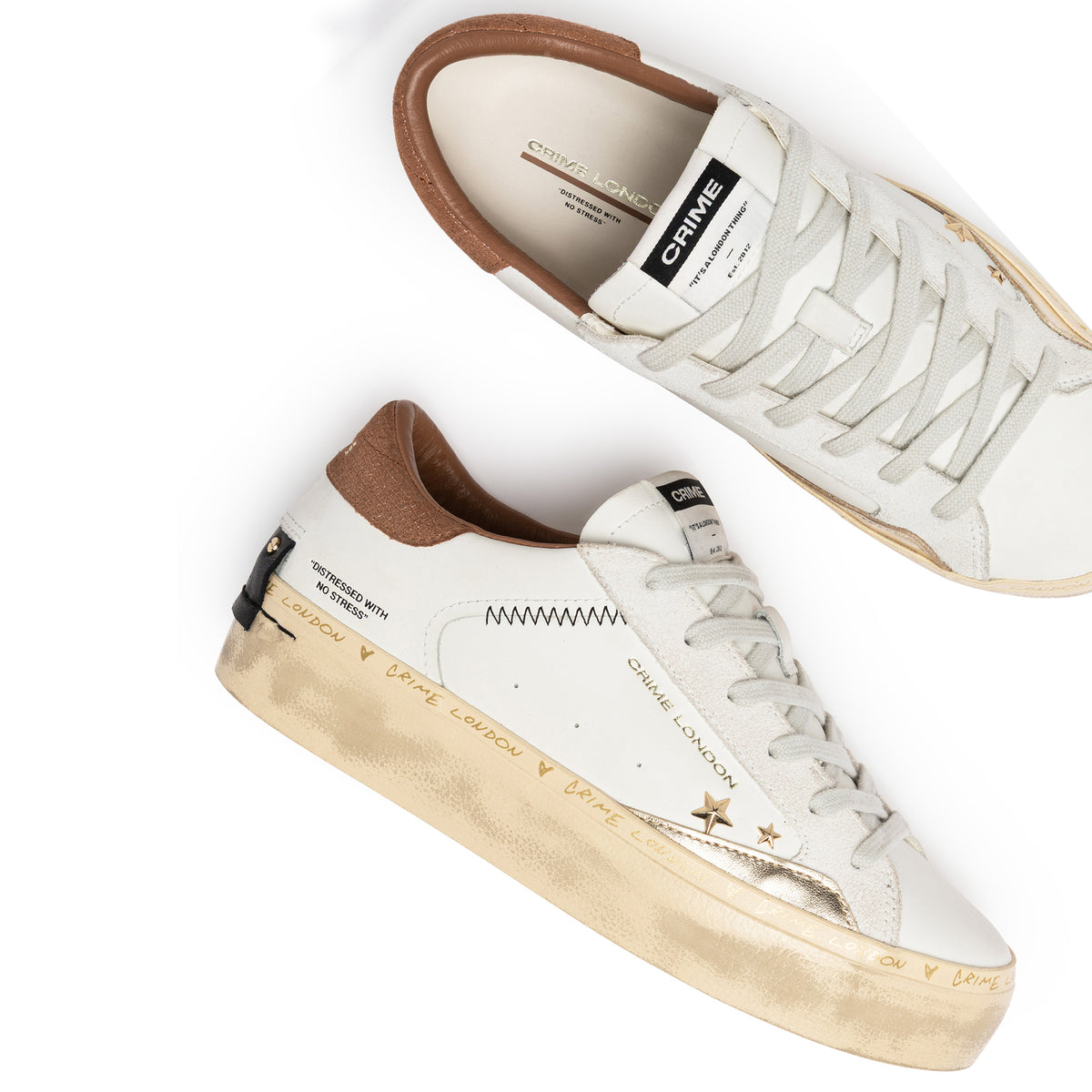 Sneakers CRIME LONDON DISTRESSED PLATFORM 23050AA9