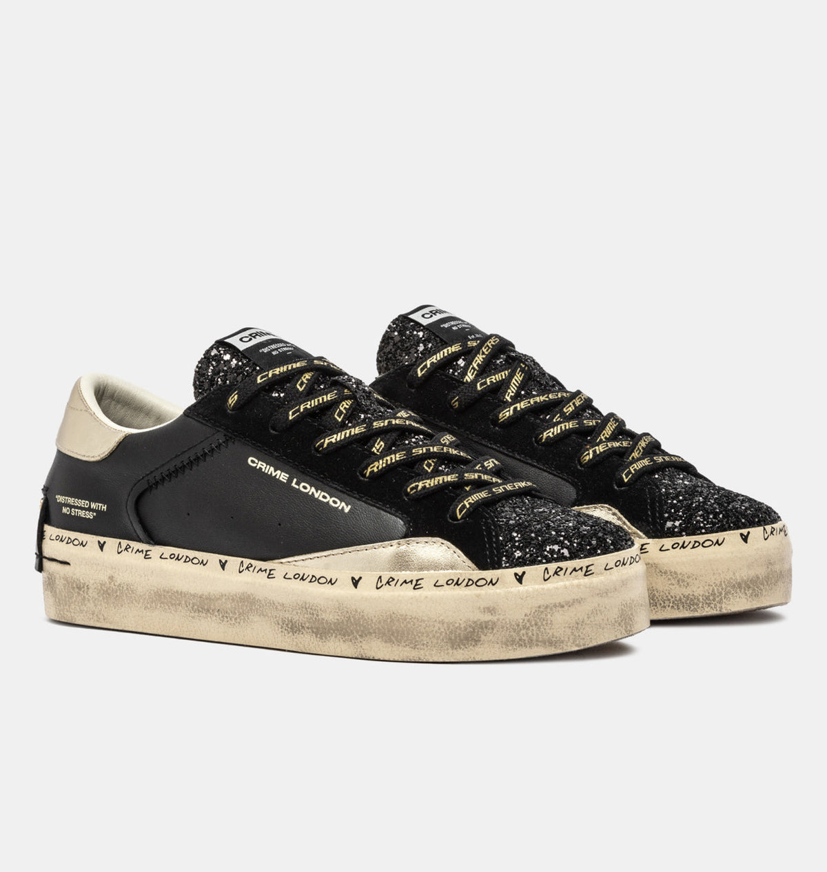 Sneakers CRIME LONDON DISTRESSED PLATFORM 25074AA9