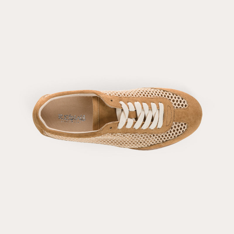 Sneakers Reqins SWAN MIX CAMEL