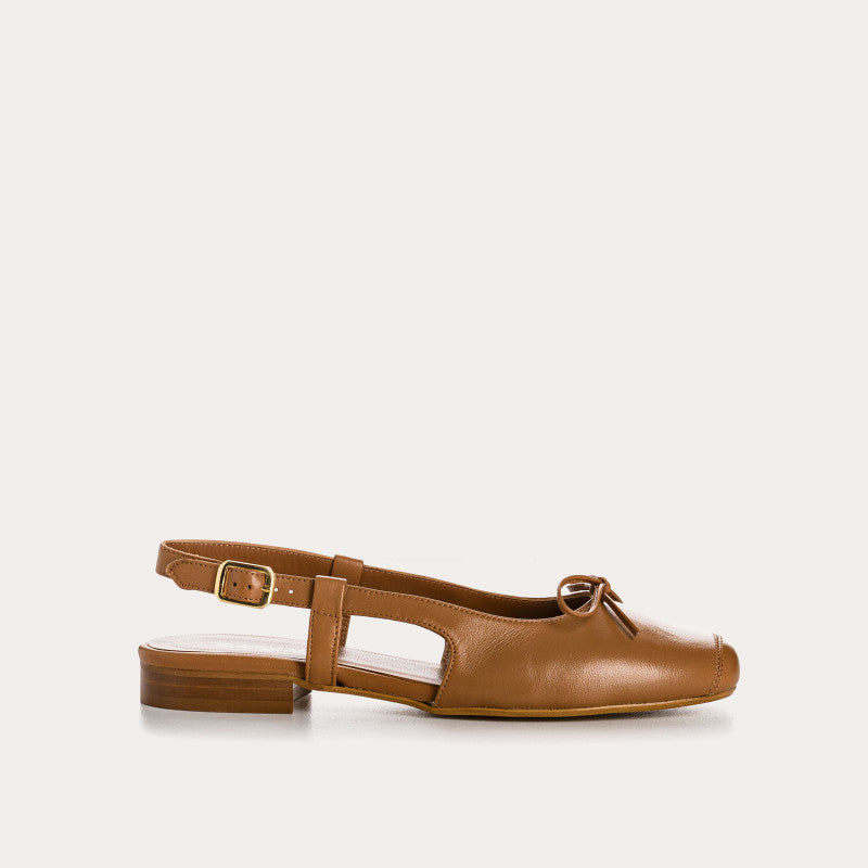 Ballet flats Reqins CIRCEE CUIR CAMEL