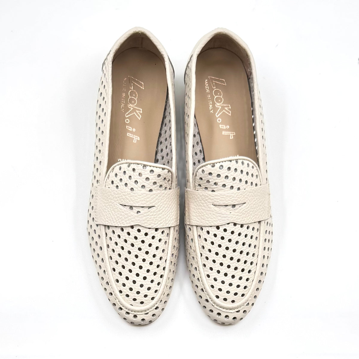 Loafers Look.it DANTE 36 GESSO