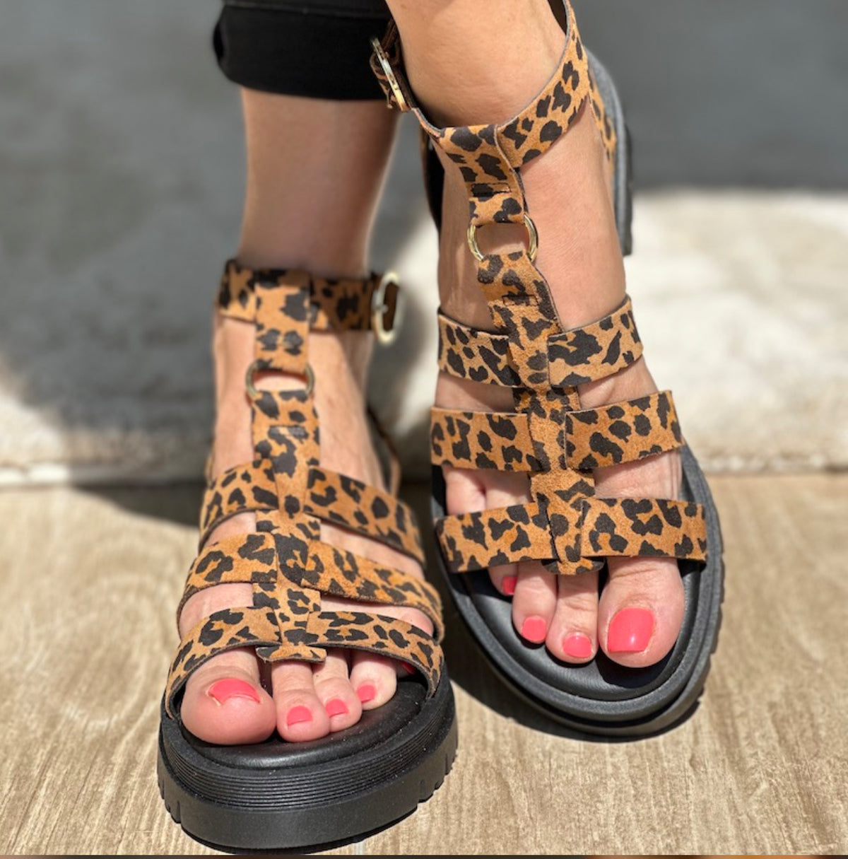 Sandals Donna Lucca 1667 LEOPARD