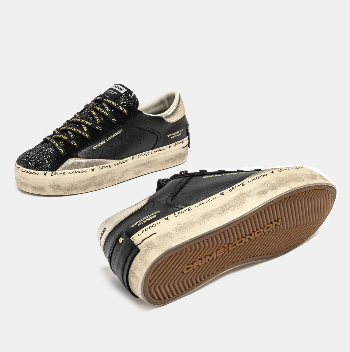 Sneakers CRIME LONDON DISTRESSED PLATFORM 25074AA9