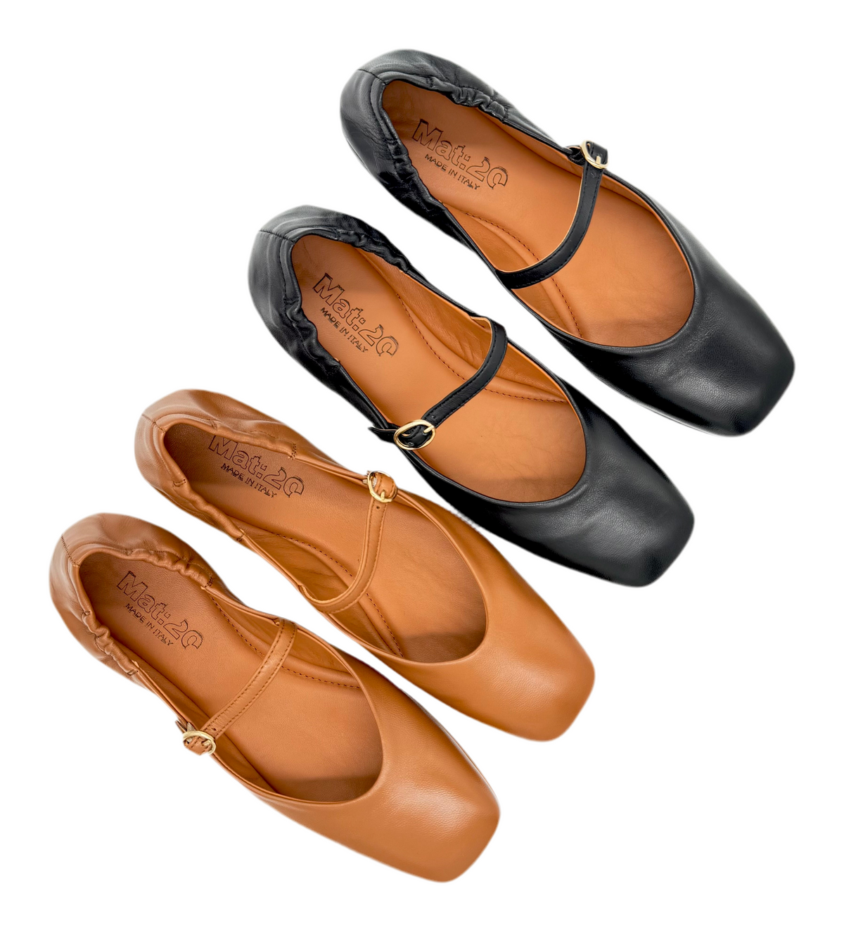 Ballet flats Mat20 9201 CUOIO
