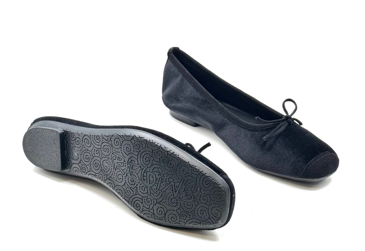 Ballet flats Reqins HARMONY VELVET NOIR