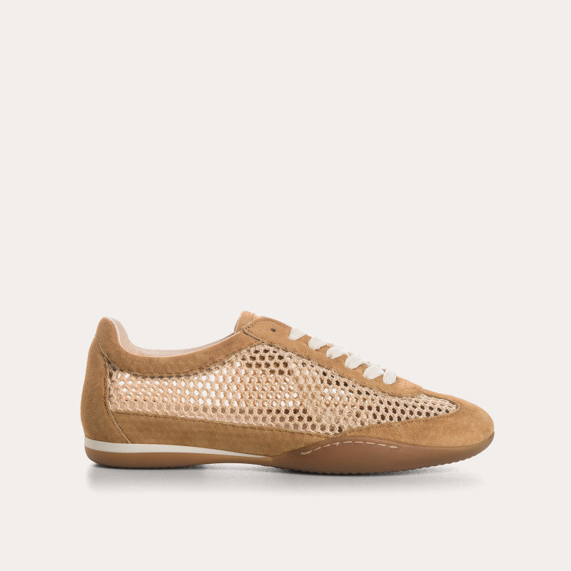 Sneakers Reqins SWAN MIX CAMEL