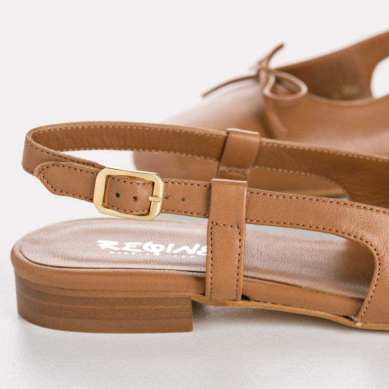 Ballet flats Reqins CIRCEE CUIR CAMEL
