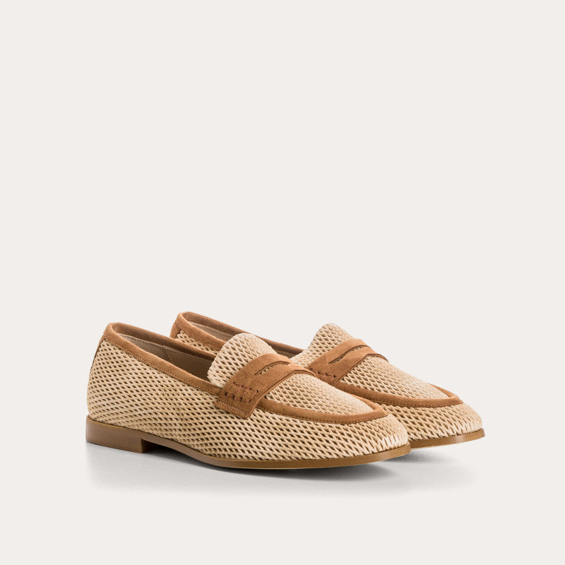 Loafers Reqins FLORINE C.V. BEIGE