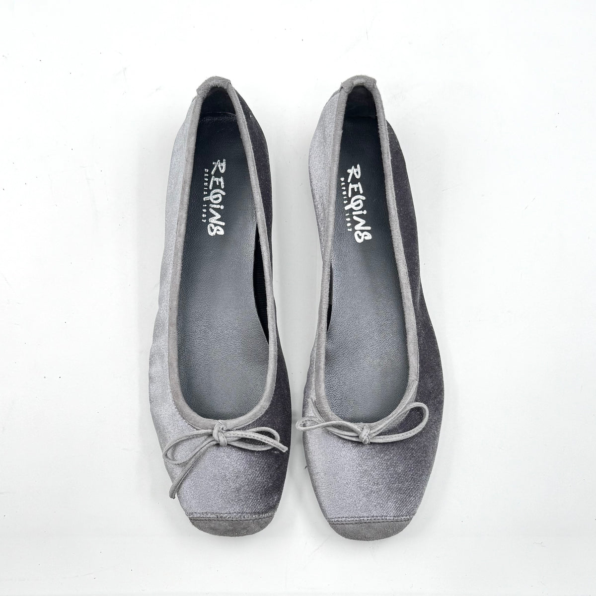 Ballet flats Reqins HARMONY VELVET GRIS