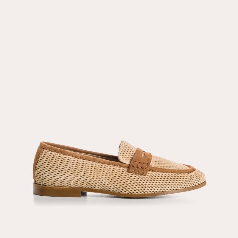 Loafers Reqins FLORINE C.V. BEIGE