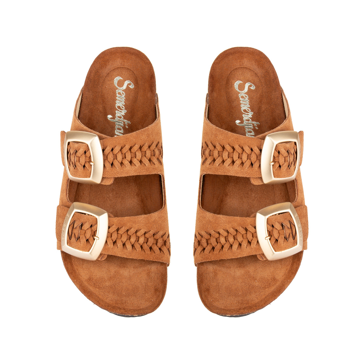 Mules Semerdjian ASTRID COGNAC