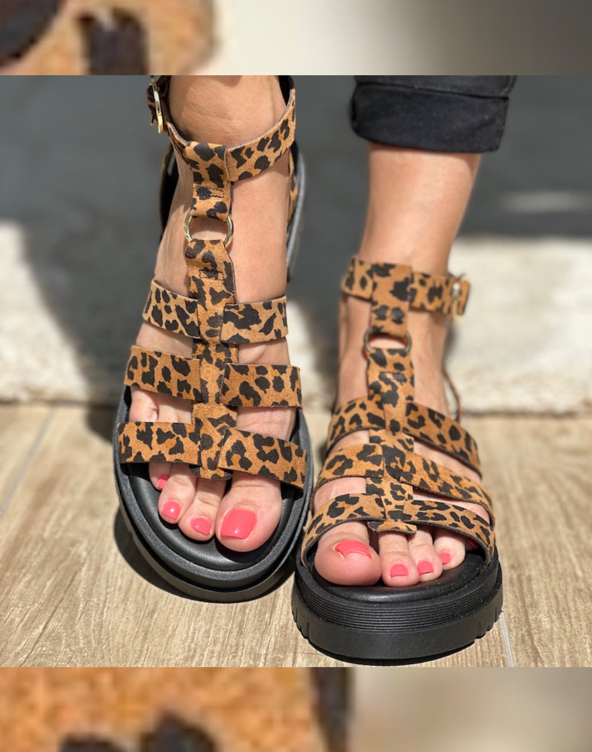Sandals Donna Lucca 1667 LEOPARD