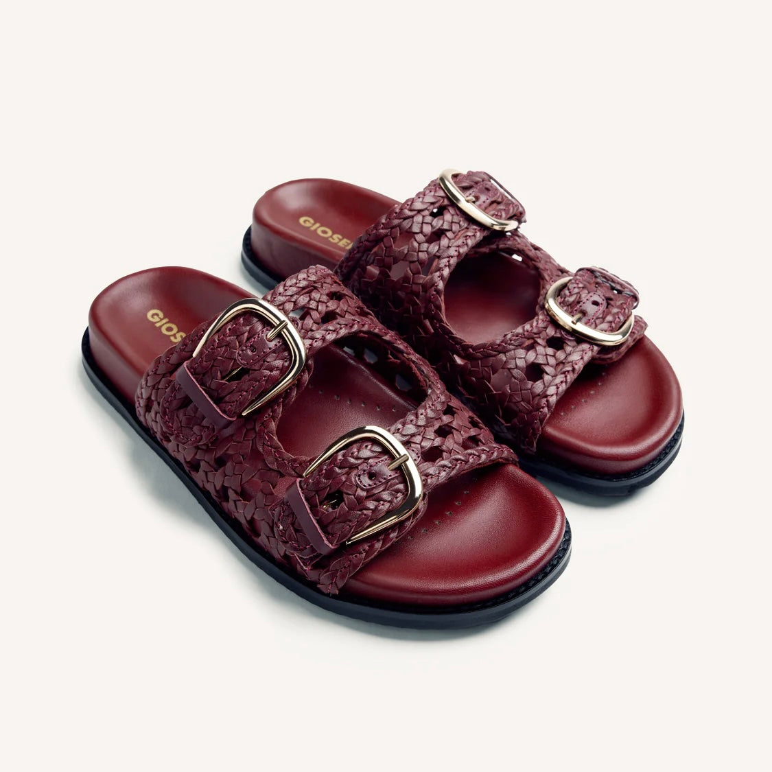 Mules GIOSEPPO OGUNQUIT BURGUNDY