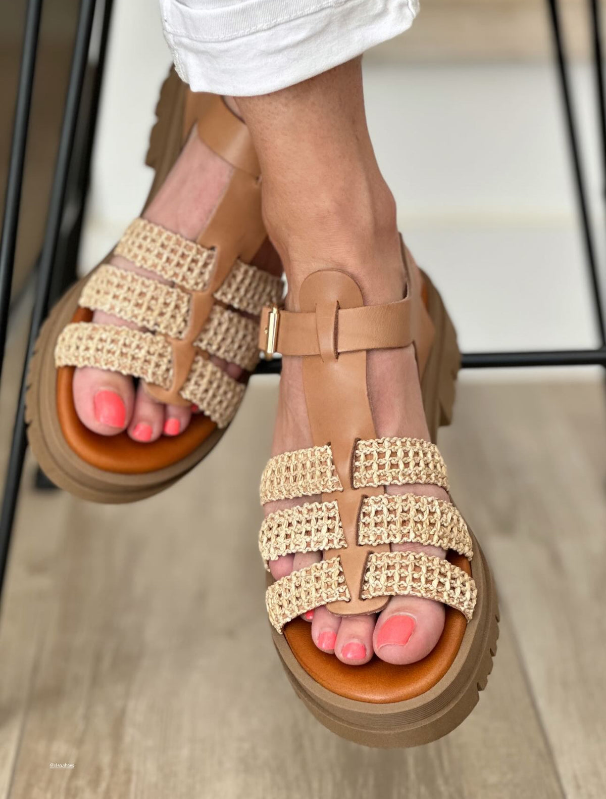 Sandals Donna Lucca 1744 NATURALE
