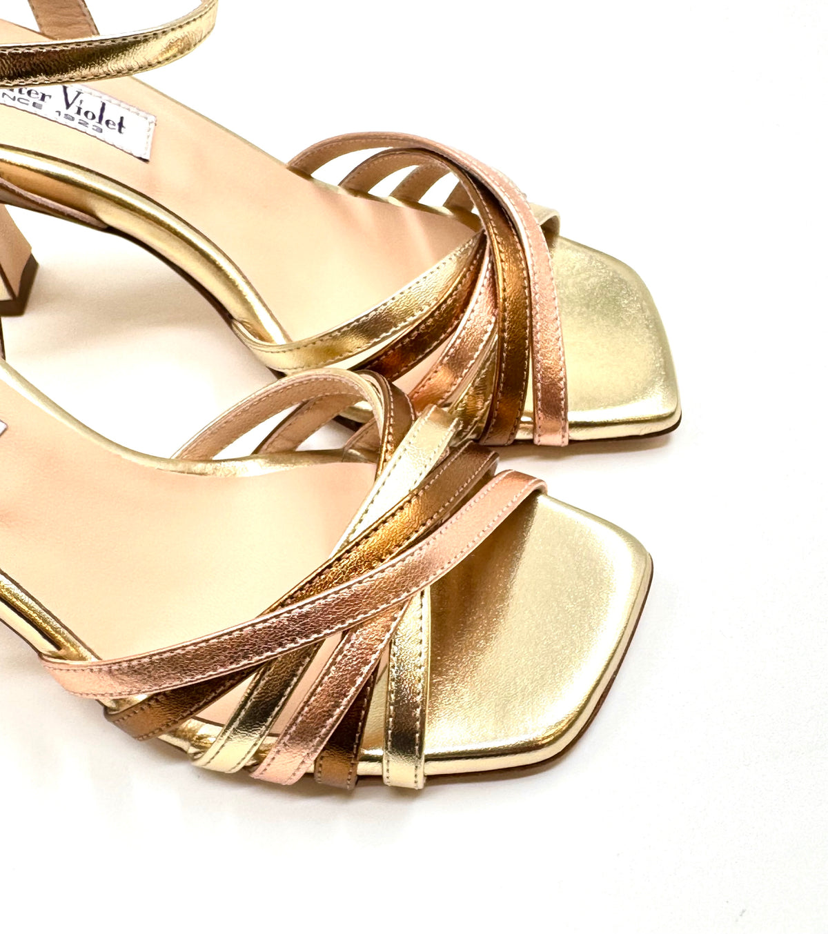 Sandals Walter Violet 1658 PLATINO/BRONZO