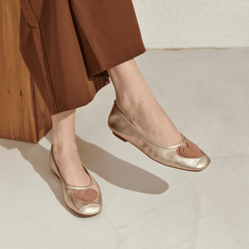 Ballet flats Reqins HOLOVE PLATINO