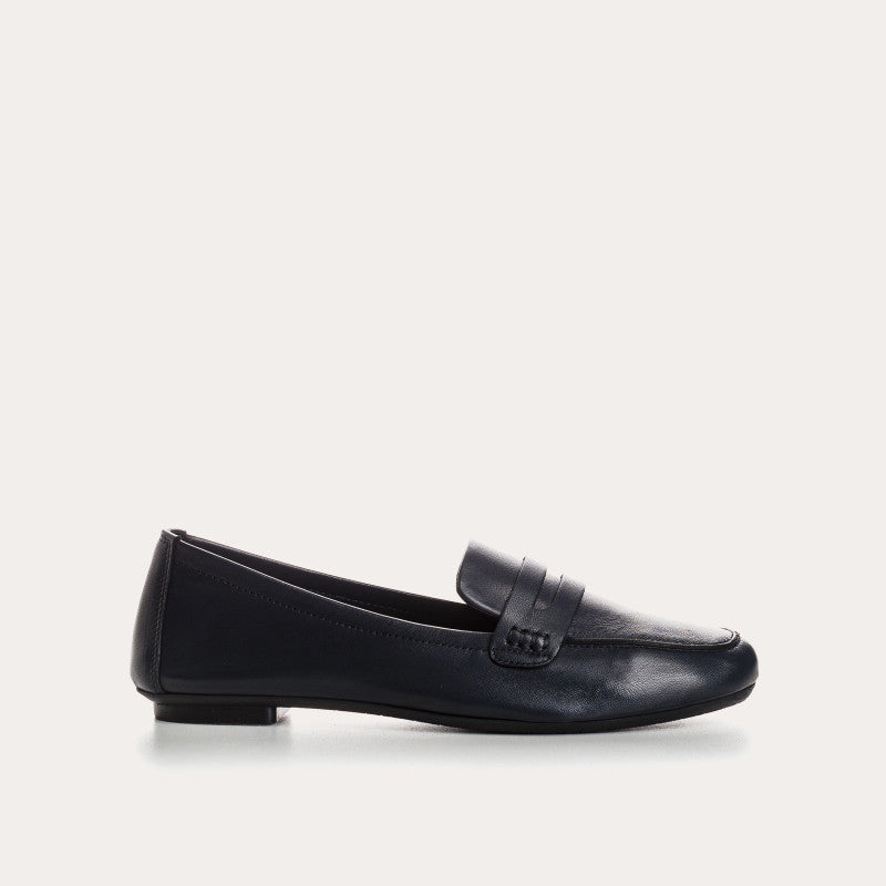 Loafers Reqins HEMA CUIR MARINE