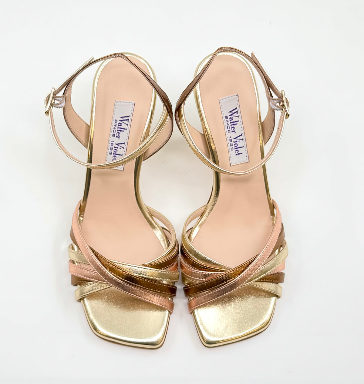 Sandals Walter Violet 1658 PLATINO/BRONZO