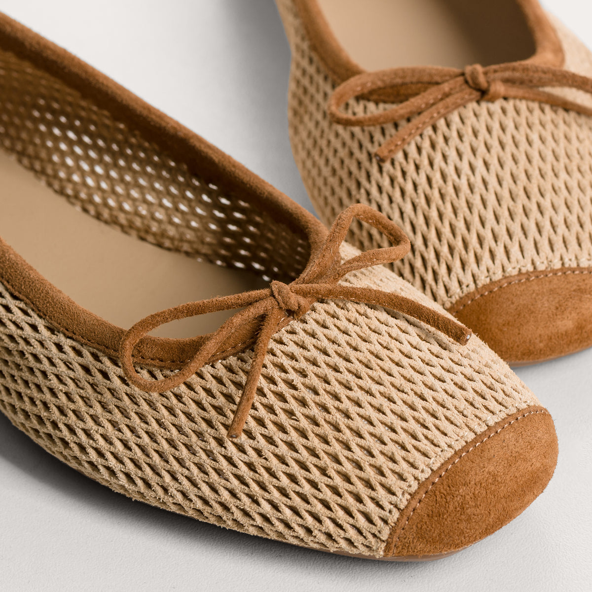 Ballet flats Reqins HARMONY C.V. BEIGE/CH