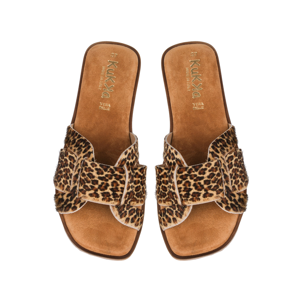 Mules KUKKA 6197 LEOPARD
