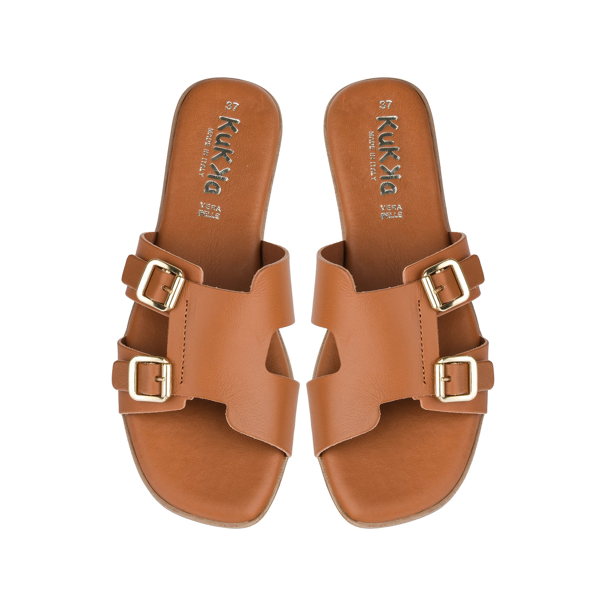 Mules KUKKA 6602 CUOIO
