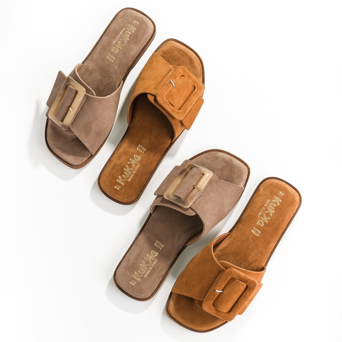 Mules KUKKA 6617 CUOIO